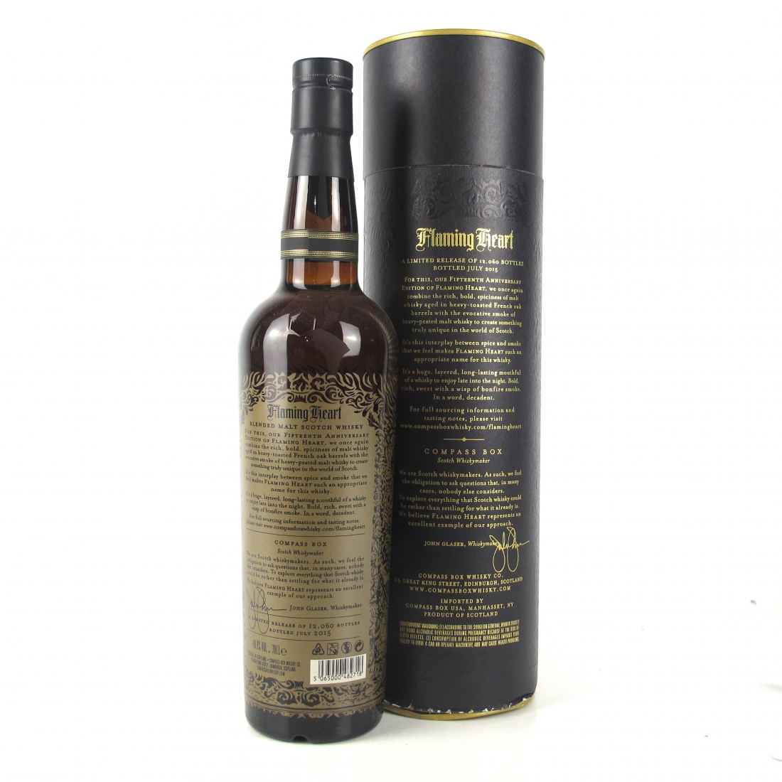 Compass Box Flaming Heart 2015 Limited Edition Whisky Auctioneer