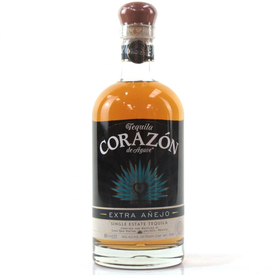 Corazon Tequila Extra Anejo 75cl / US Import Whisky Auctioneer