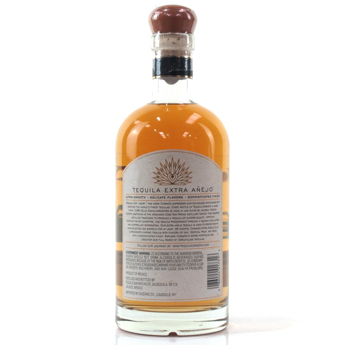 Corazon Tequila Extra Anejo 75cl / US Import Whisky Auctioneer