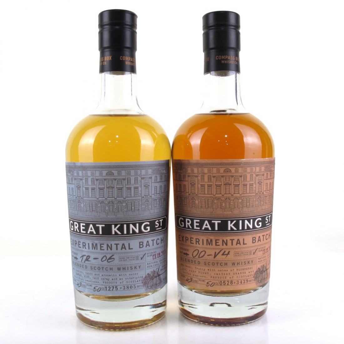 Compass Box Great King Street Experemental Batchs 2 x 50cl Whisky