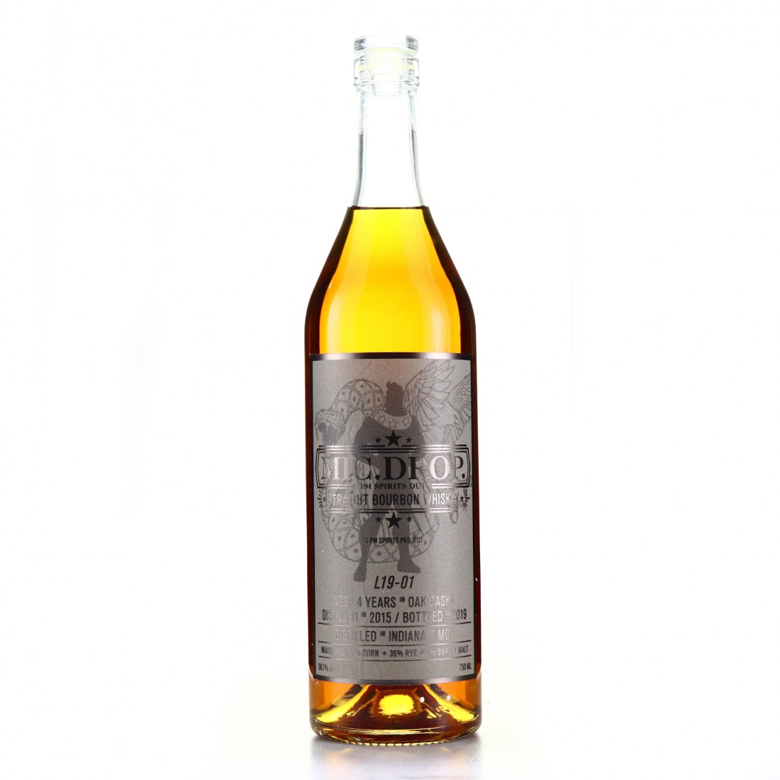 Mic Drop 4 Year Old Straight Bourbon Whisky Auctioneer