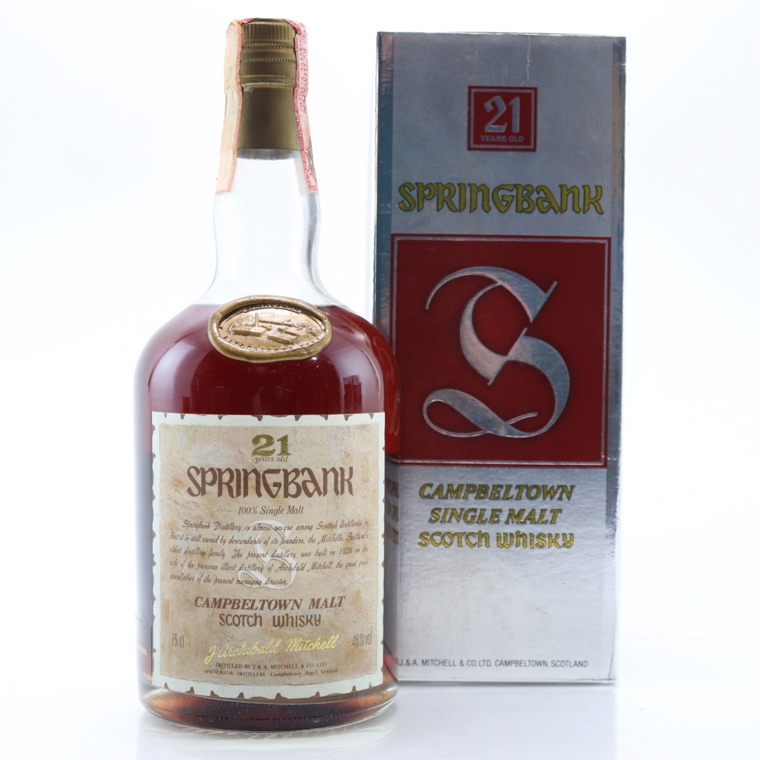 Springbank 21 Year Old J. Archibald Mitchell 75cl Whisky Auctioneer