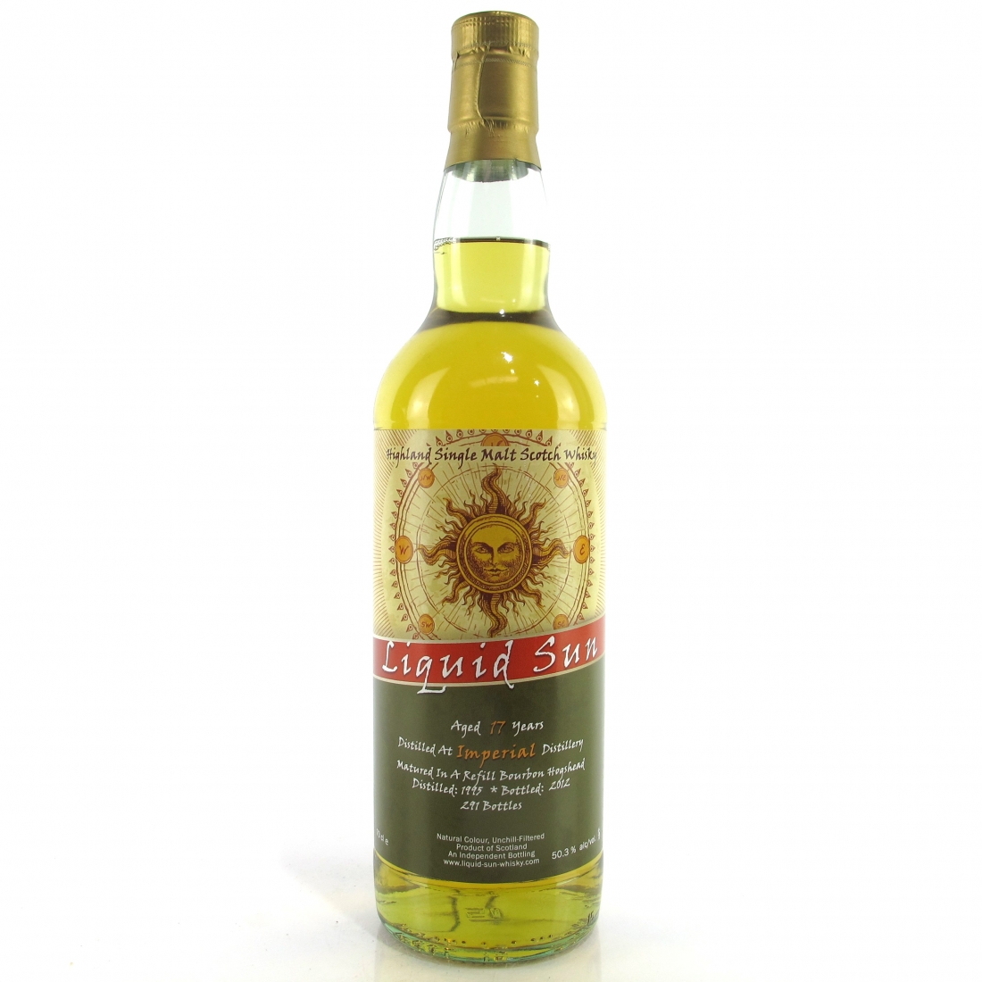 Imperial 1995 Liquid Sun 17 Year Old Whisky Auctioneer