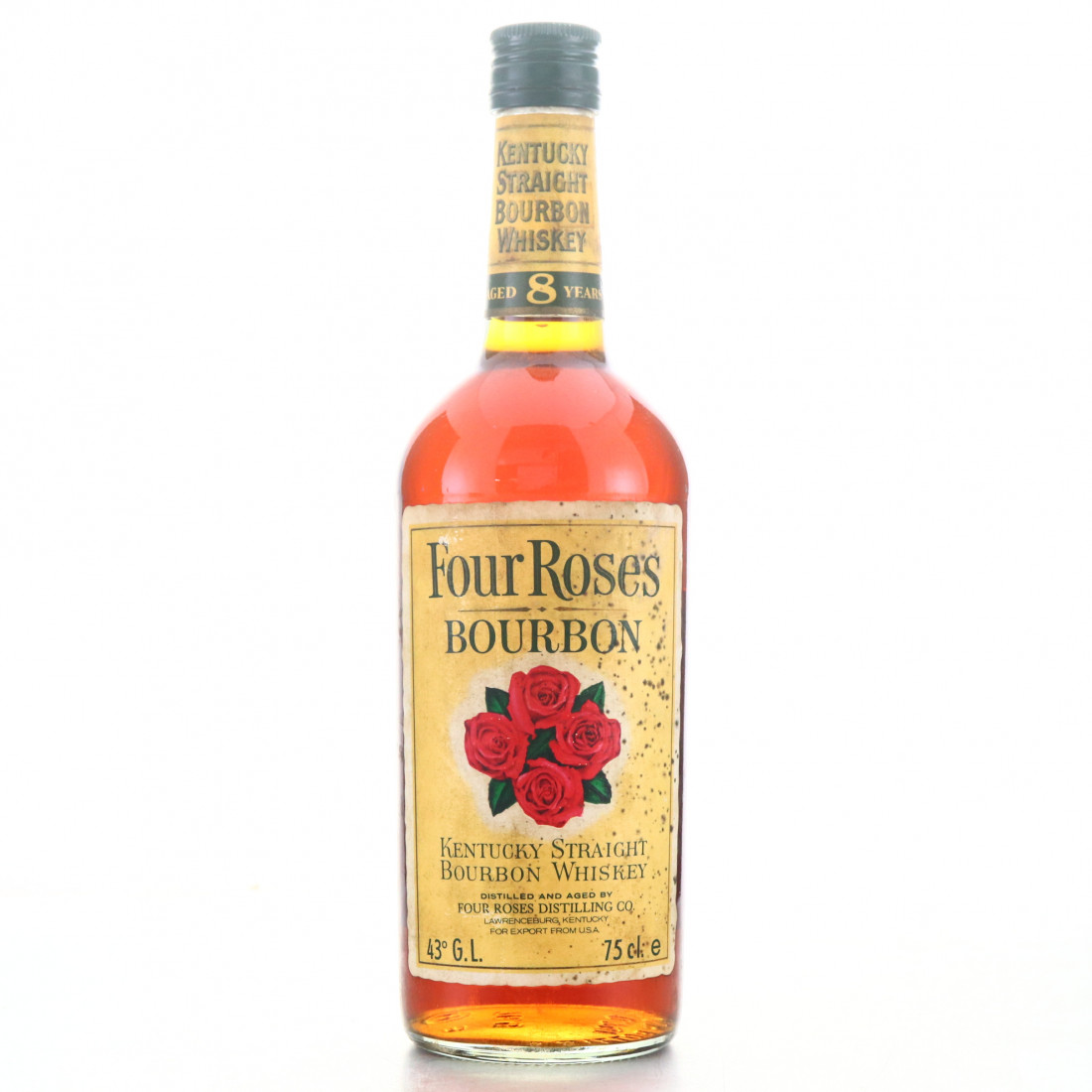 Four Roses 8 Year Old Kentucky Straight Bourbon 1980s | Whisky Auctioneer