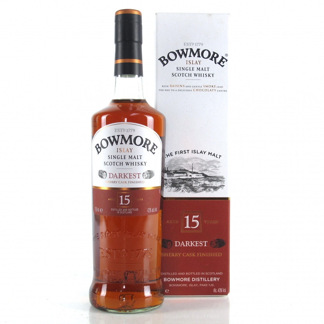 Bowmore 15 Year Old Darkest Whisky Auctioneer