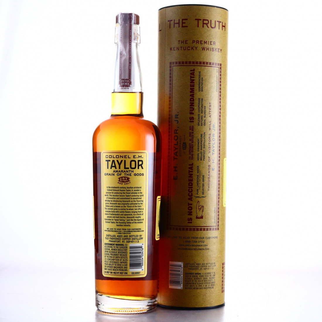 Colonel E.H. Taylor Amaranth Grain of the Gods Whisky Auctioneer