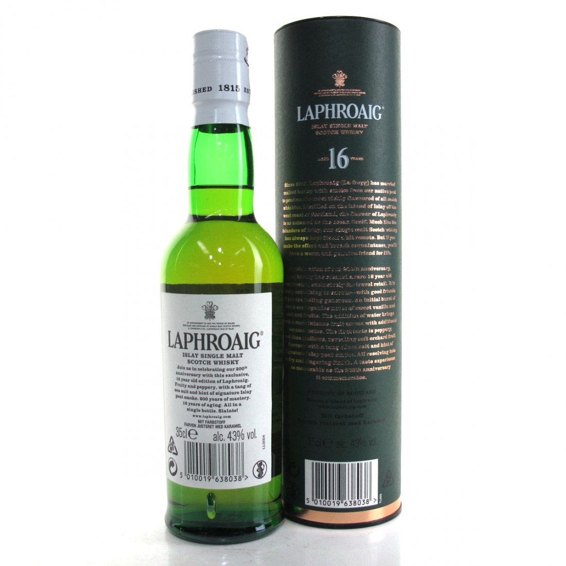 Laphroaig 16 Year Old 35cl / 200th Anniversary Whisky Auctioneer