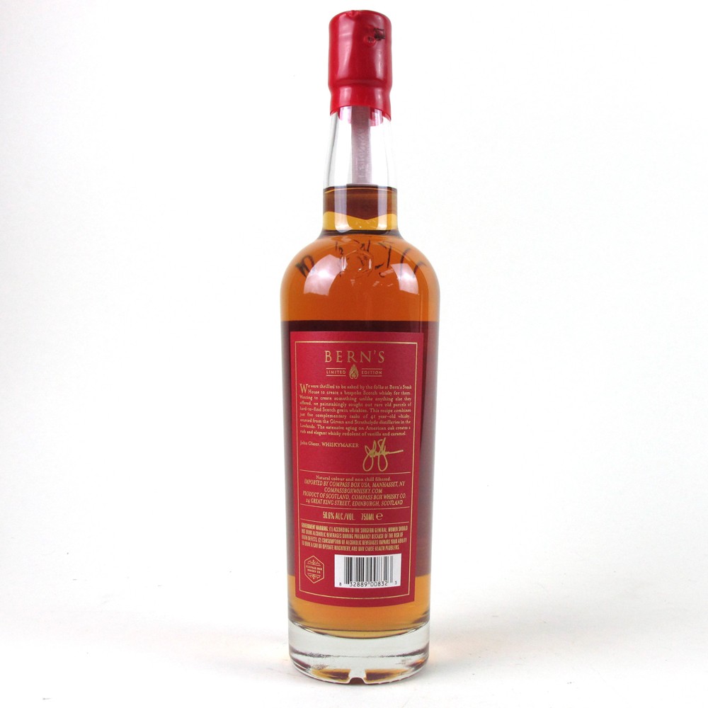 Compass Box Bern's 41 Year Old Blended Grain 75cl / US Import Whisky Auctioneer