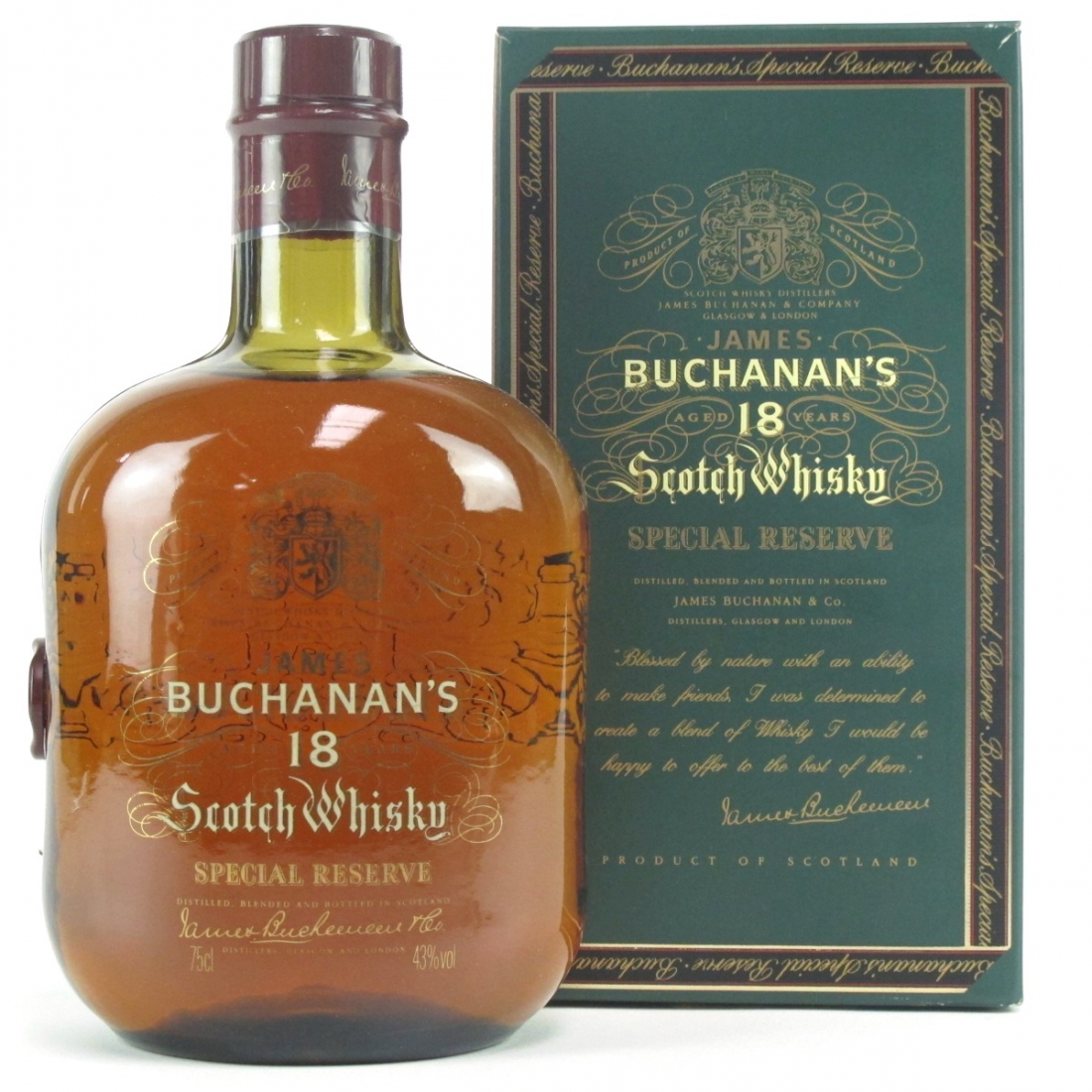 Buchanan's 18 Year Old Special Reserve 75cl Whisky Auctioneer