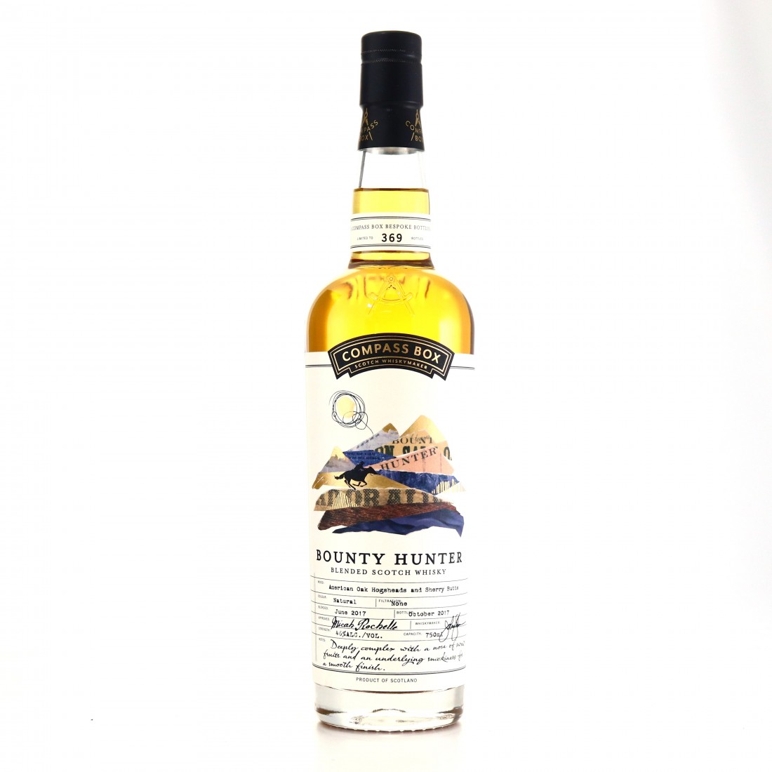 Compass Box Bounty Hunter 75cl / US Exclusive Whisky Auctioneer