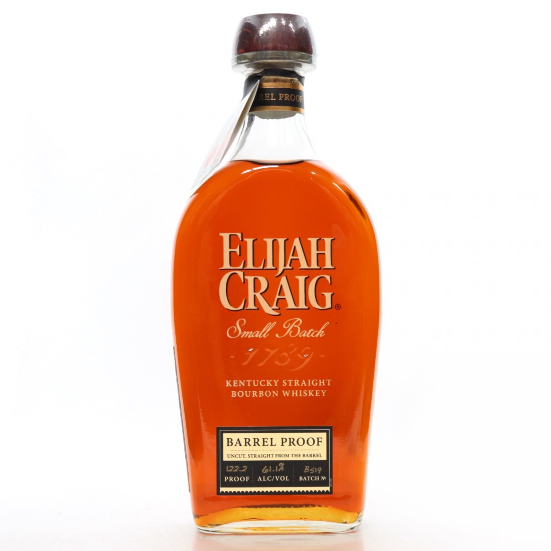 Elijah Craig Barrel Proof Bourbon / Batch B519 Whisky Auctioneer