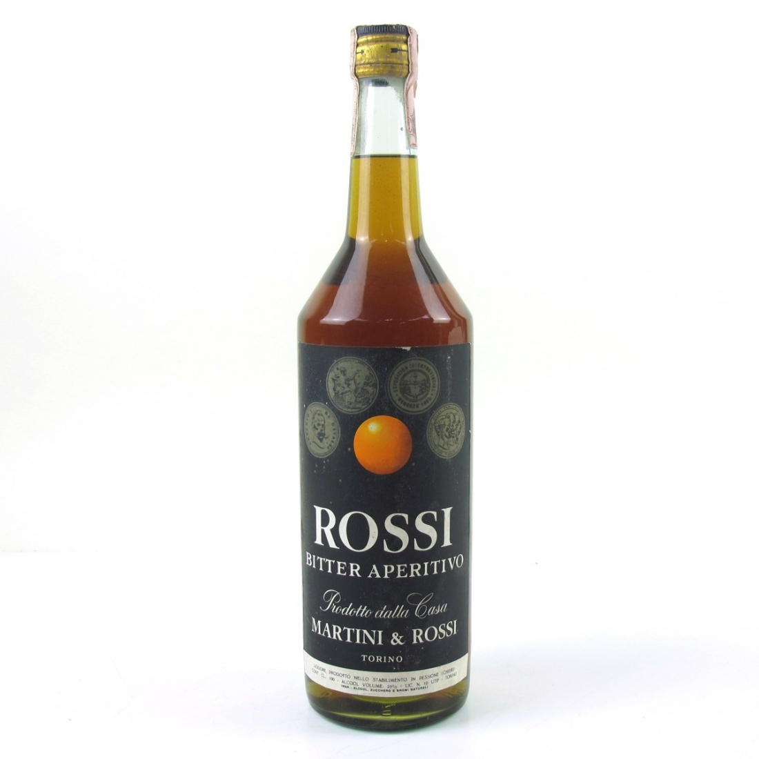 Rossi Martini Bitter Apertif 1 Litre 1970s Whisky Auctioneer