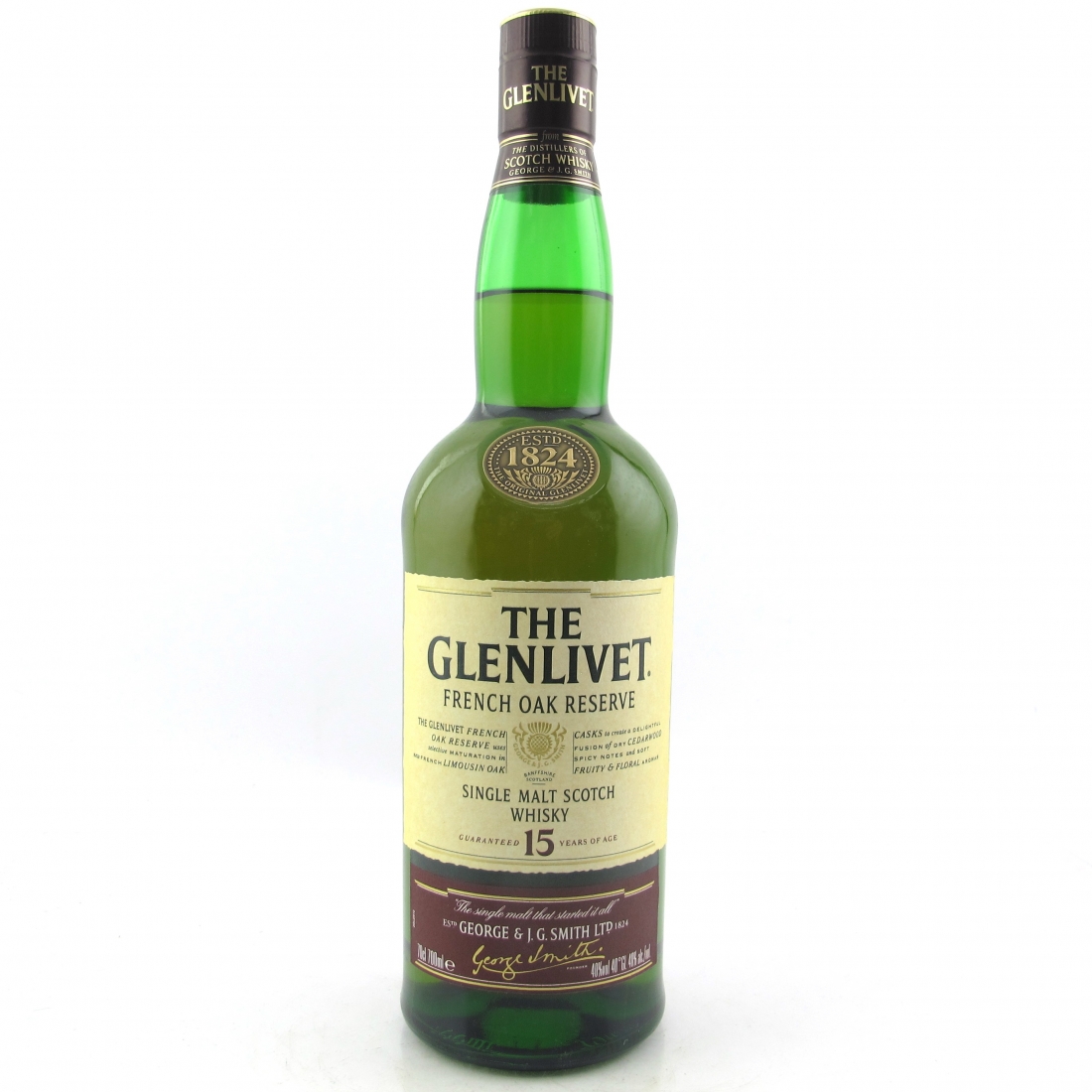 Glenlivet 15 Year Old French Oak Reserve Whisky Auctioneer