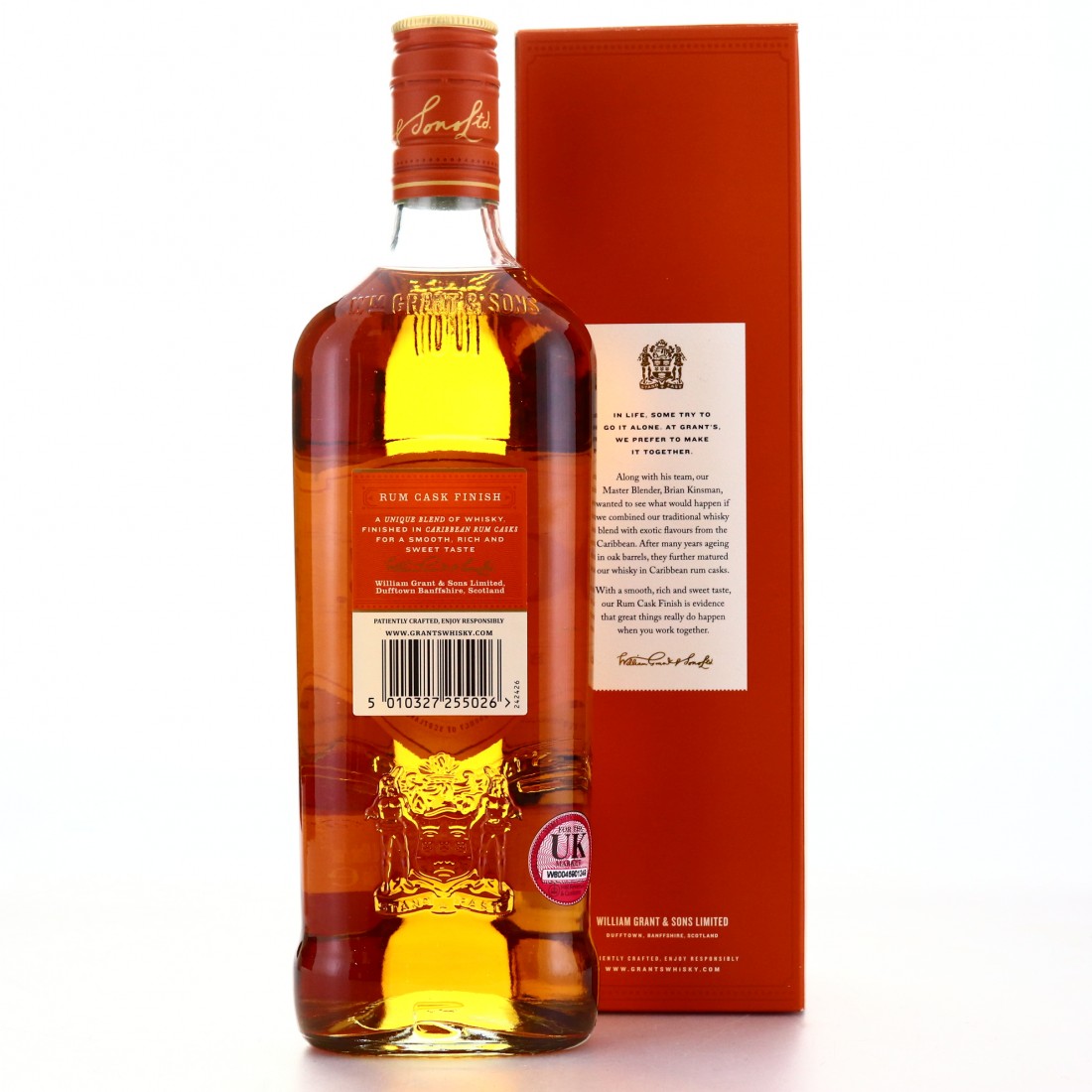 Grant's Cask Editions Rum Cask Finish 75cl Whisky Auctioneer