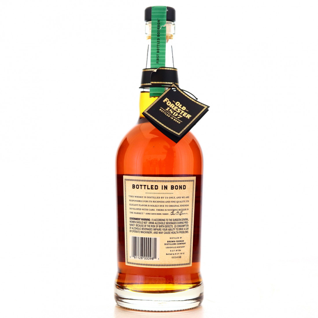 Old Forester '1897' Bottled In Bond Whisky Auctioneer