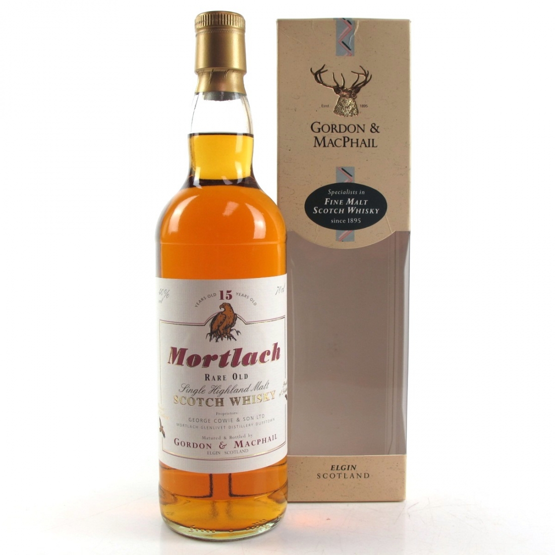 Mortlach 15 Year Old Gordon and MacPhail Whisky Auctioneer