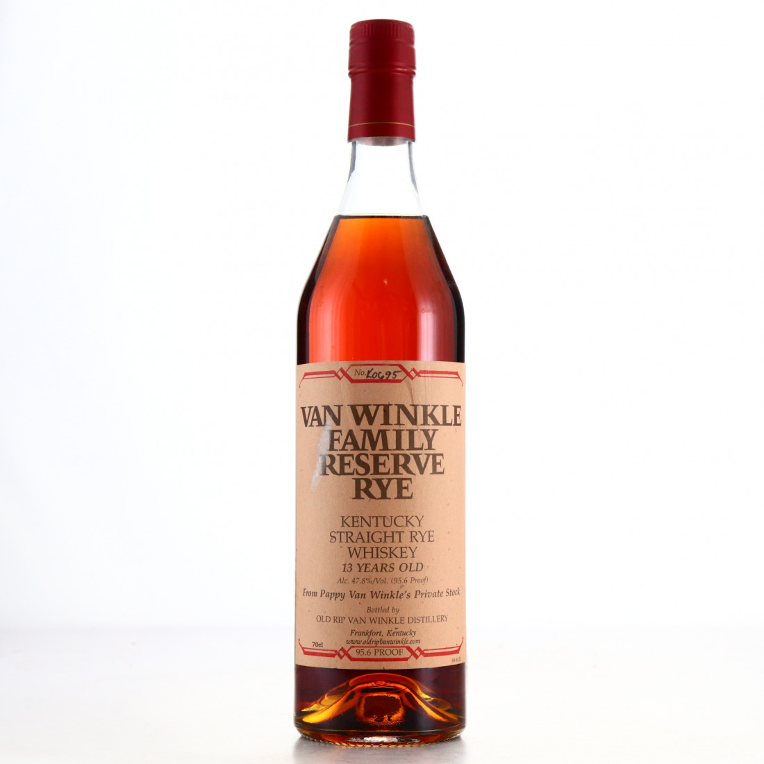 Van Winkle 13 Year Old Family Reserve Rye 2012 Whisky Auctioneer