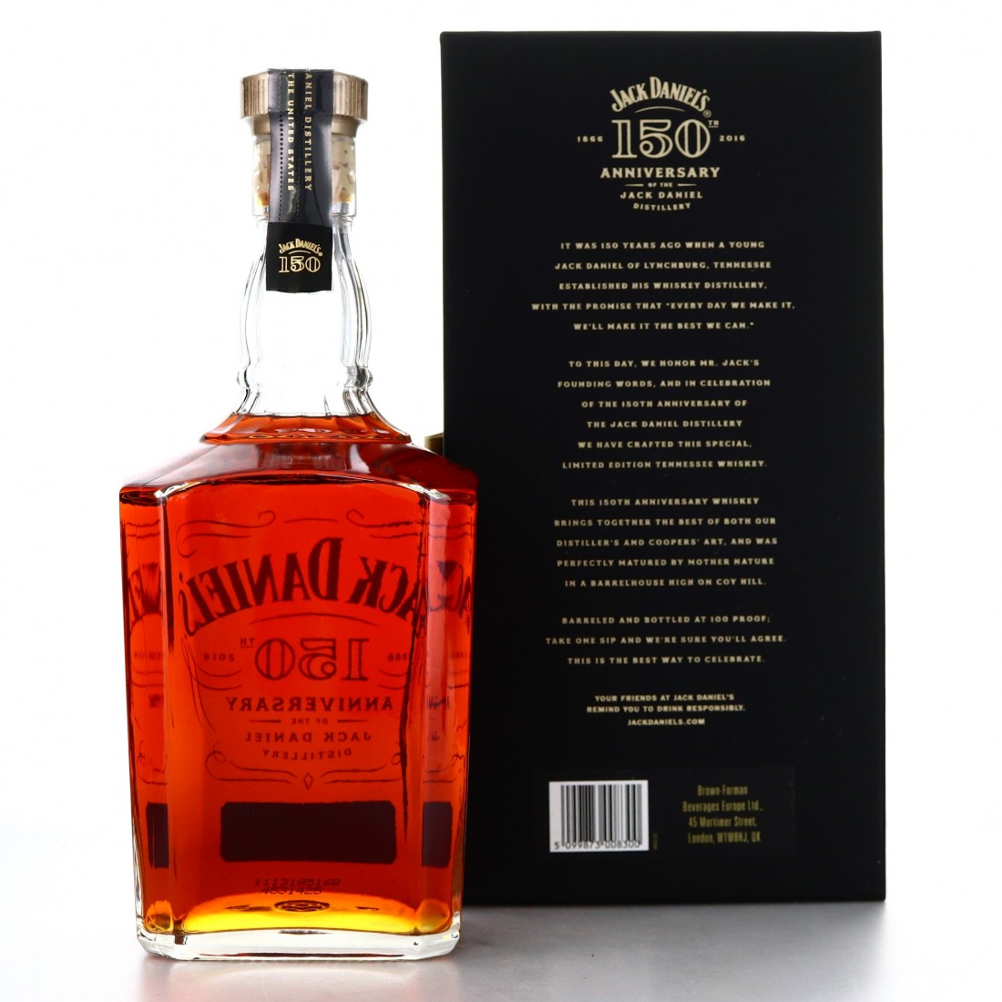 Jack Daniel's 150th Anniversary 1 Litre Whisky Auctioneer