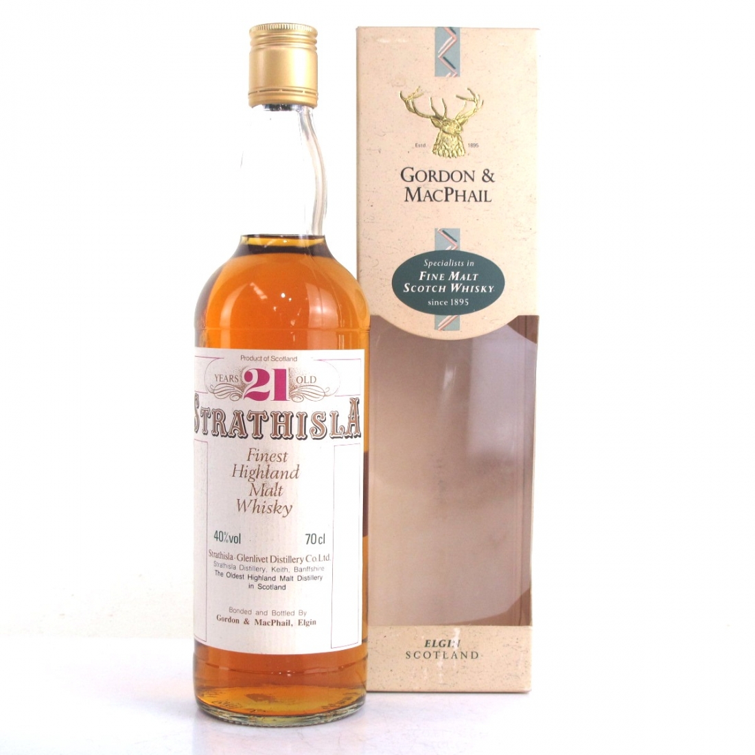 Strathisla 21 Year Old Gordon and MacPhail | Whisky Auctioneer