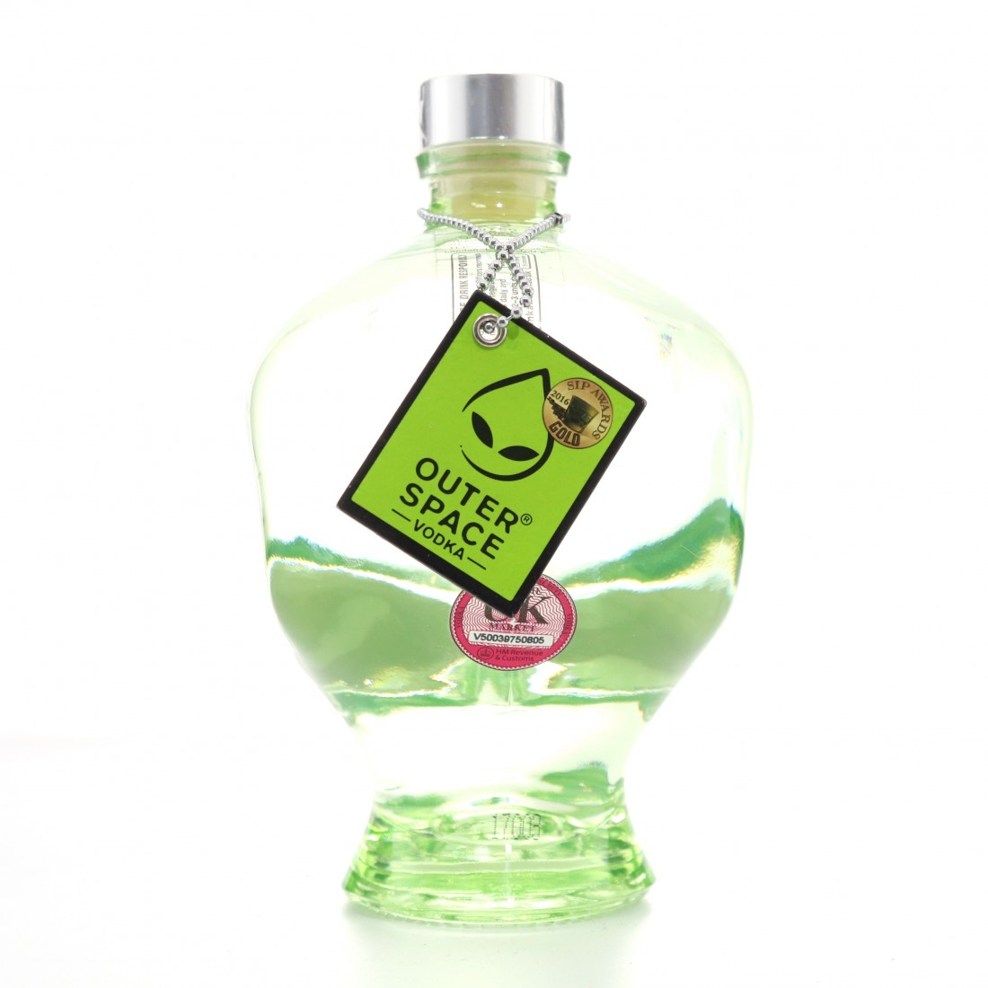 Outer space vodka whisky auctioneer