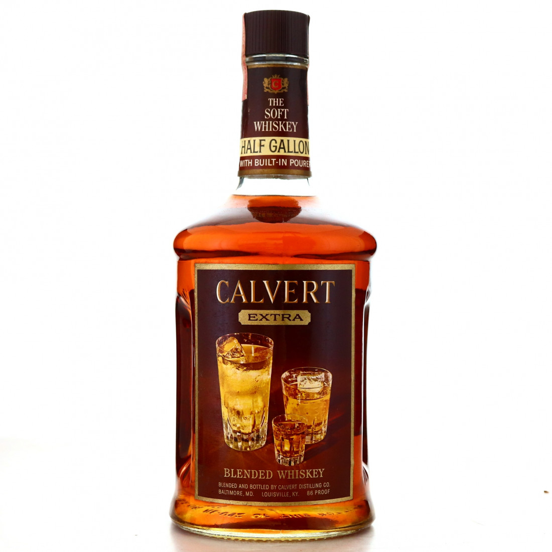 Calvert Extra Blended Whiskey Half Gallon Whisky Auctioneer