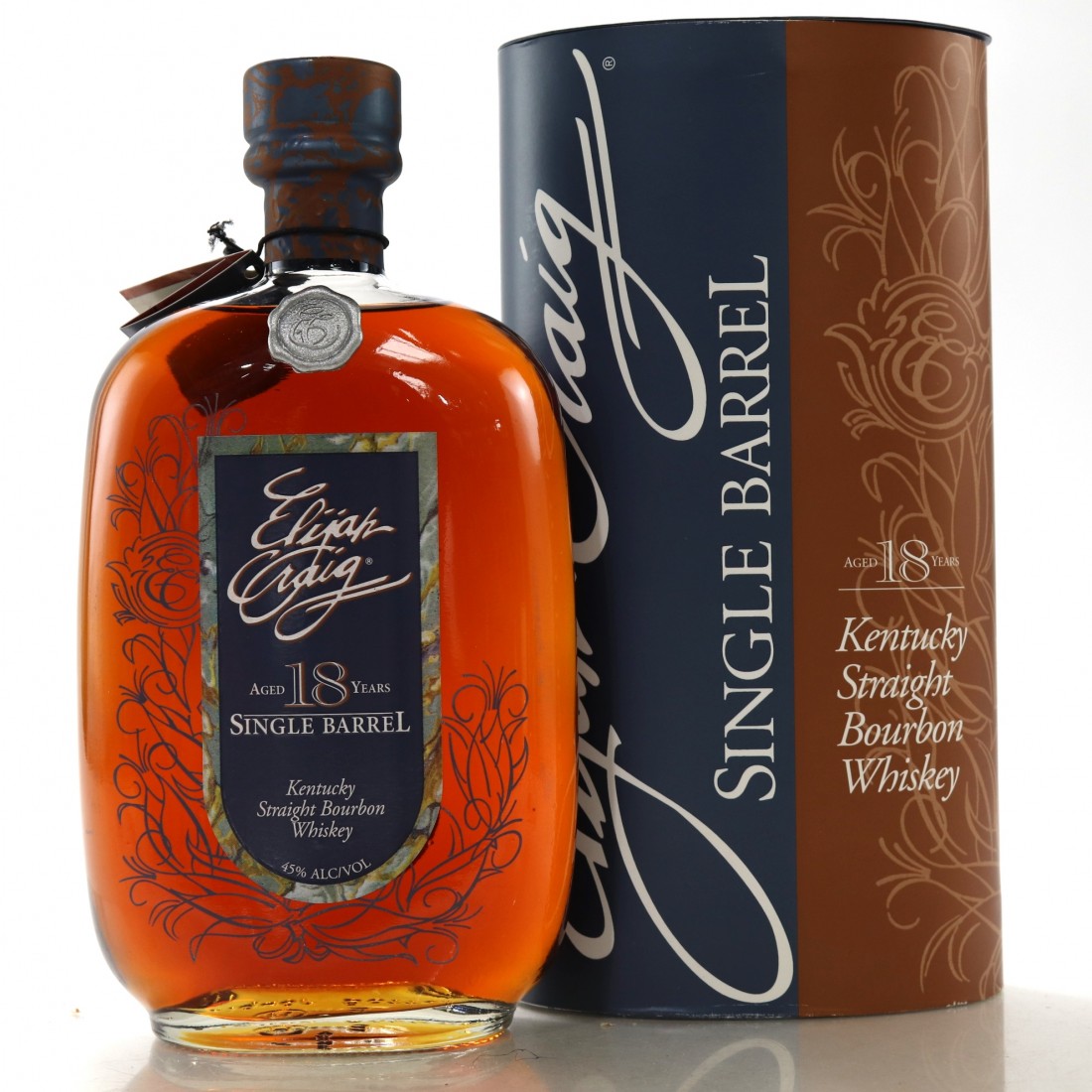 Elijah Craig 1990 Single Barrel 18 Year Old Whisky Auctioneer