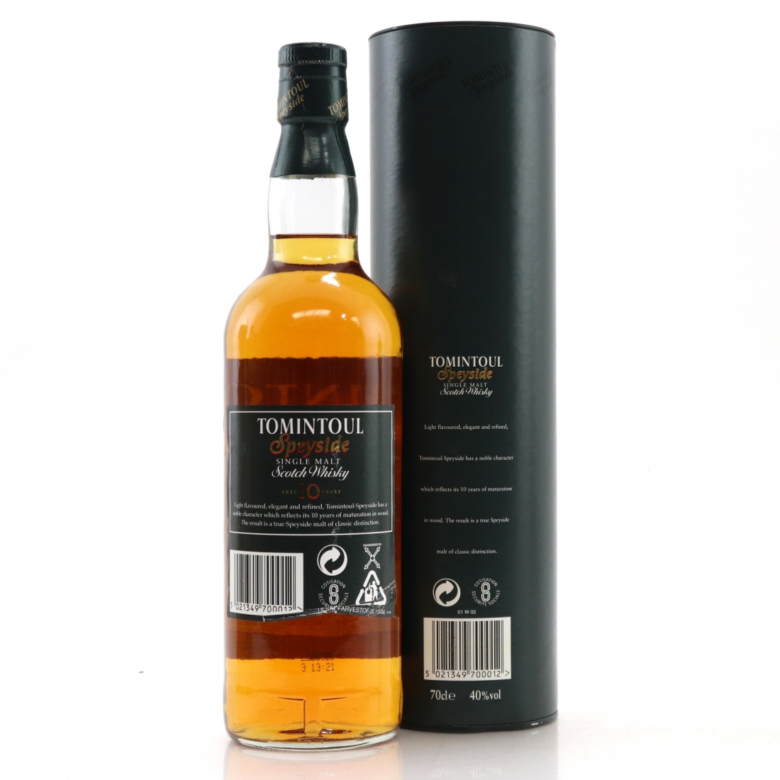 Tomintoul 10 Year Old Whisky Auctioneer