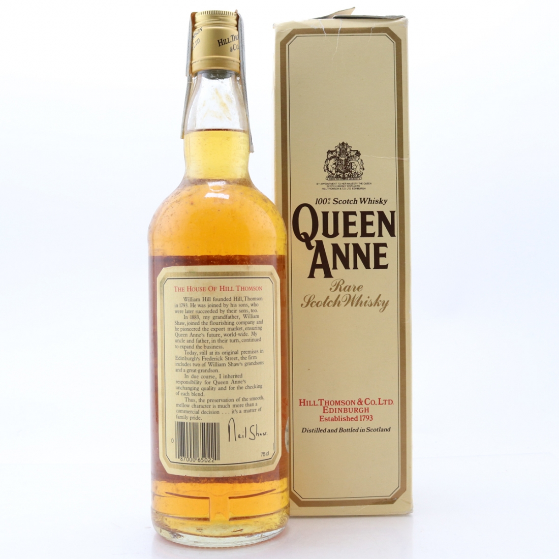 Queen Anne Rare Scotch 1980s Whisky Auctioneer