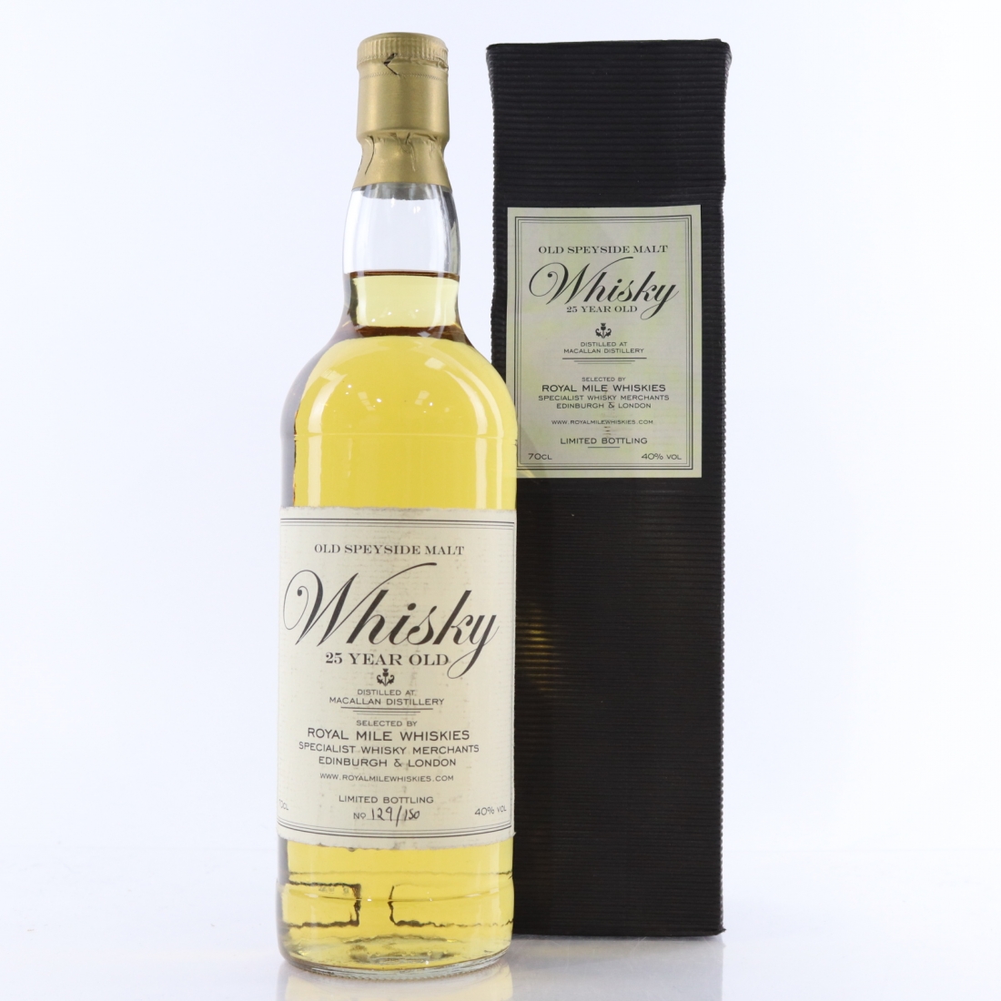 Macallan 25 Year Old Royal Mile Whiskies Whisky Auctioneer