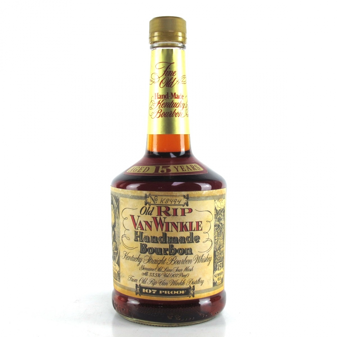Old rip van winkle 15 year old whisky auctioneer