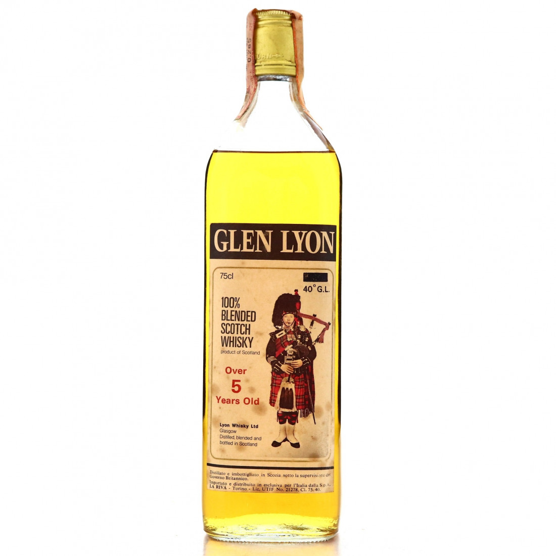 Glen Lyon 5 Year Old Scotch Whisky 1960s Whisky Auctioneer