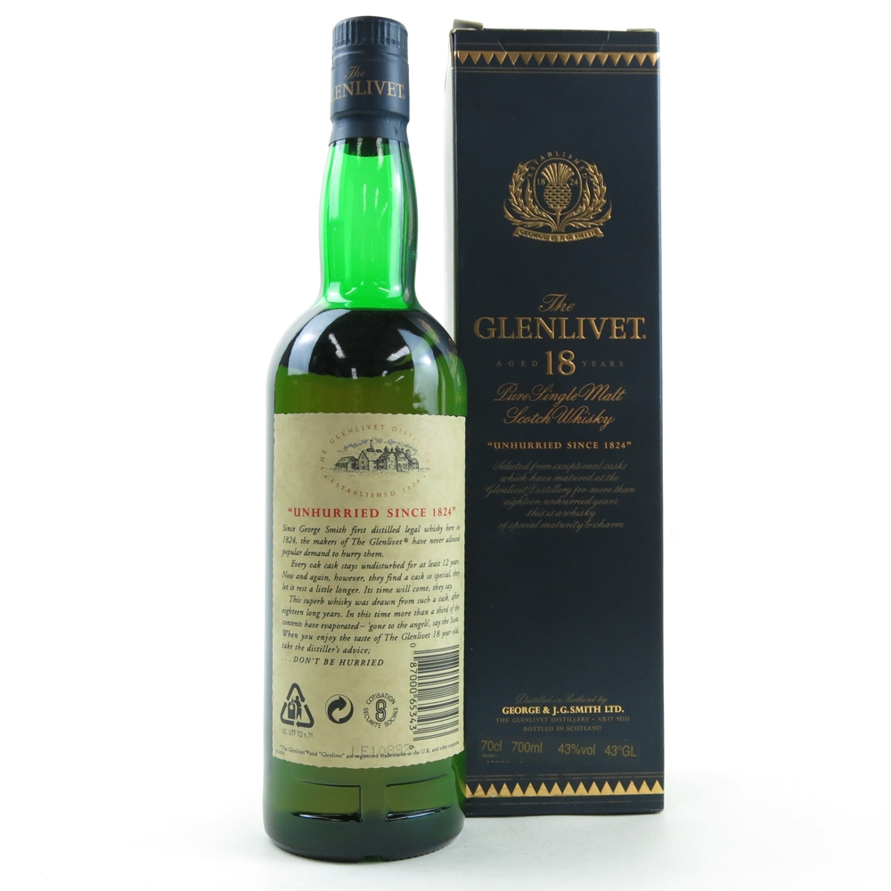 Glenlivet 18 Year Old Whisky Auctioneer