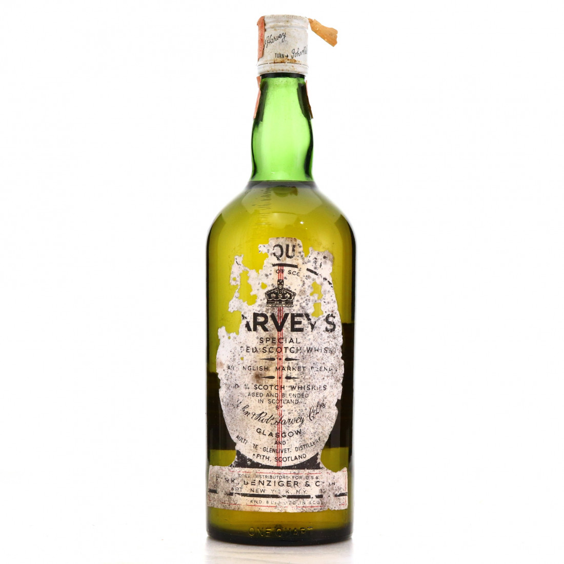 Harvey's Liqueur Scotch Whisky 1960s / US Import Whisky Auctioneer