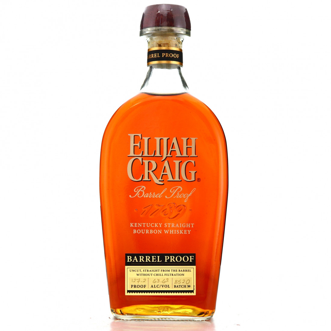 Elijah Craig Barrel Proof Bourbon 2020 Release / Batch B520 Whisky Auctioneer