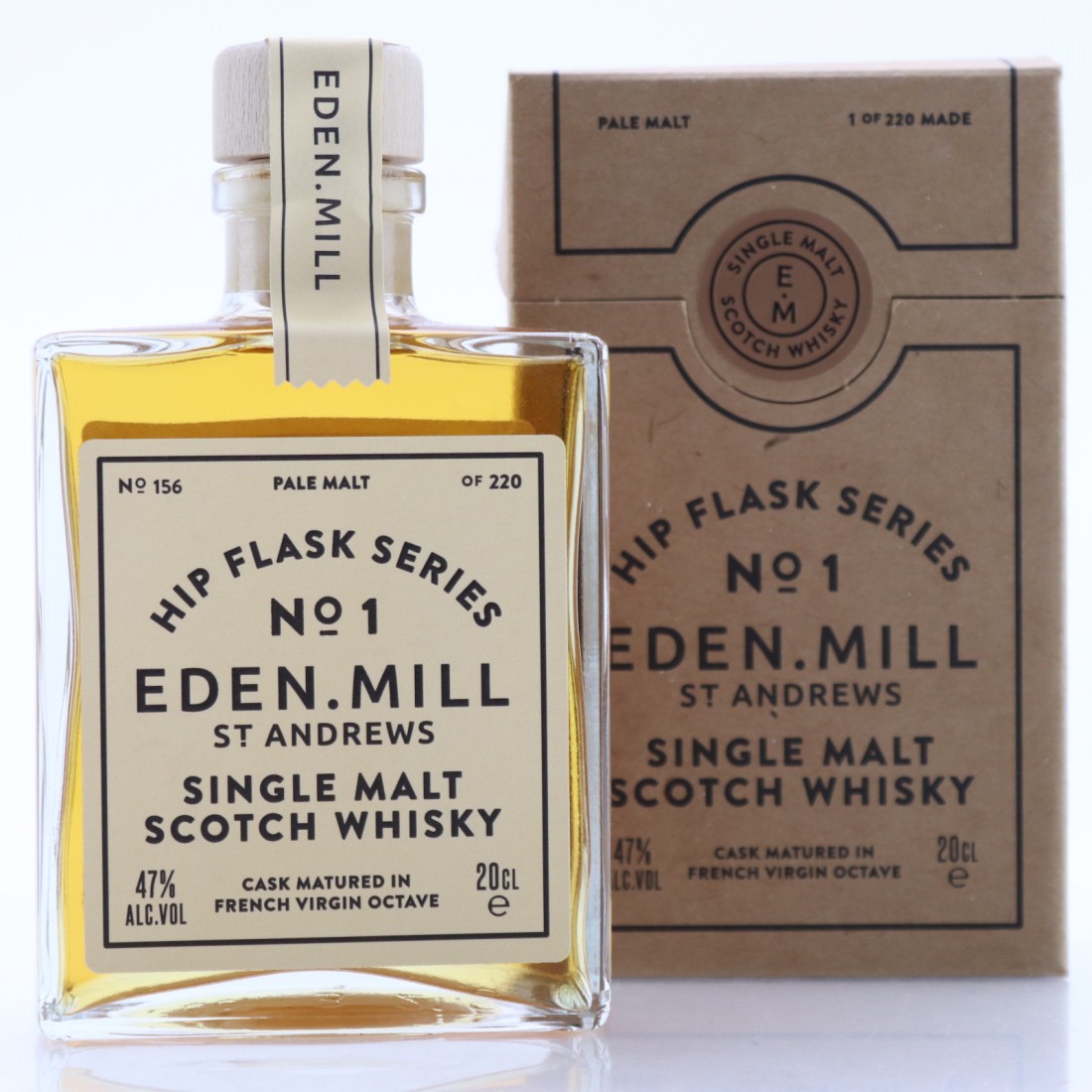Eden Mill Single Malt Hip Flask Series No.1 20cl / French Virgin Octave