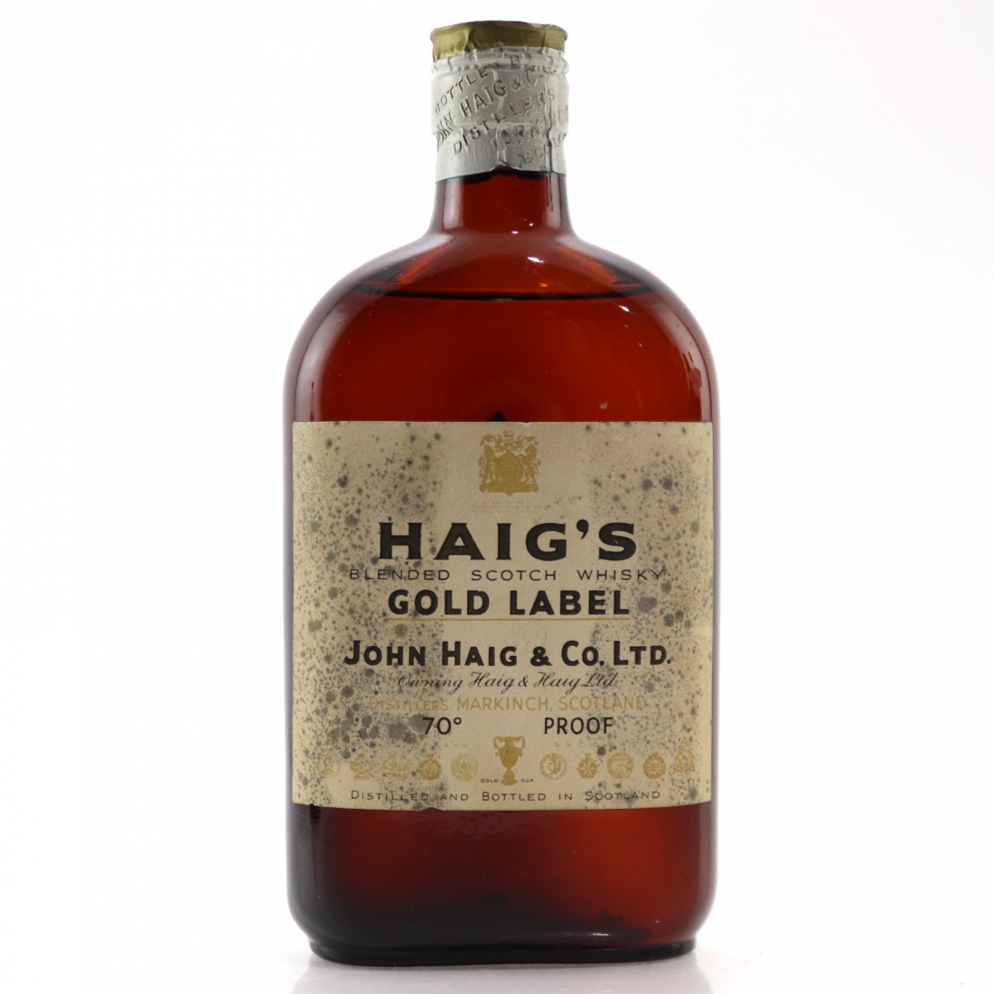 Haig's Gold Label Half Bottle circa 1950 Whisky Auctioneer