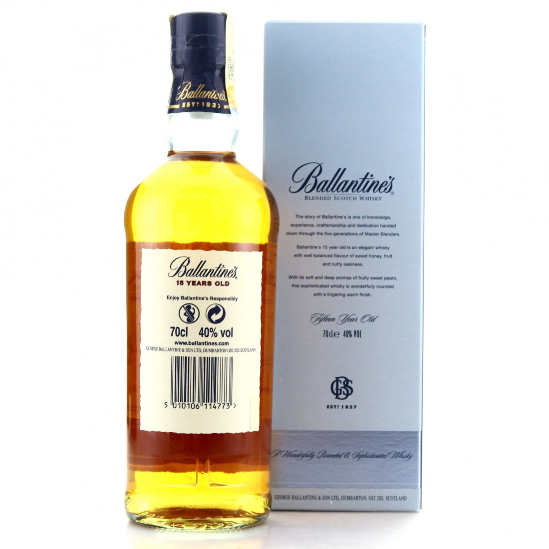 Ballantine's 15 Year Old Whisky Auctioneer