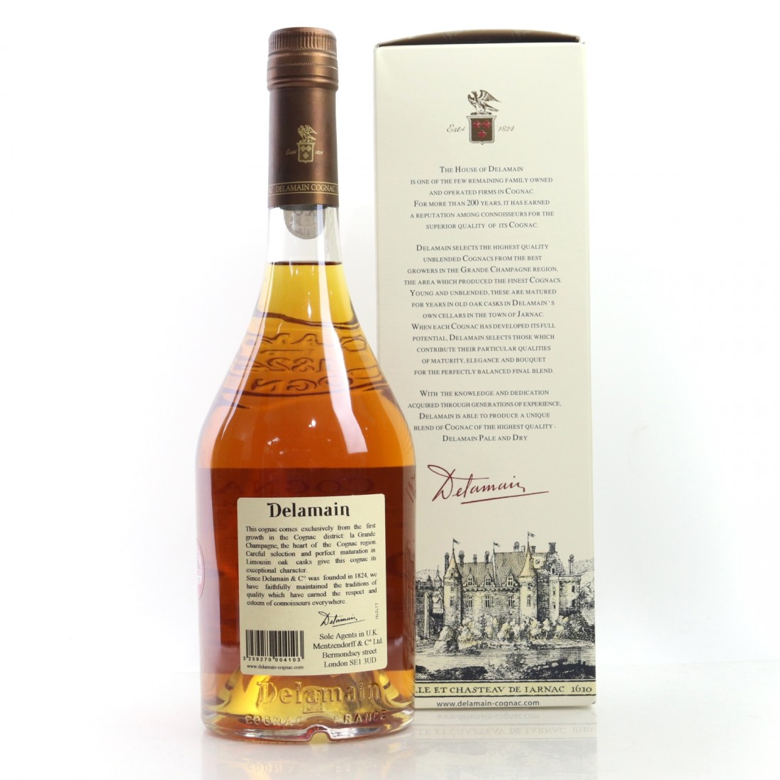 Delamain XO Pale and Dry Cognac Whisky Auctioneer