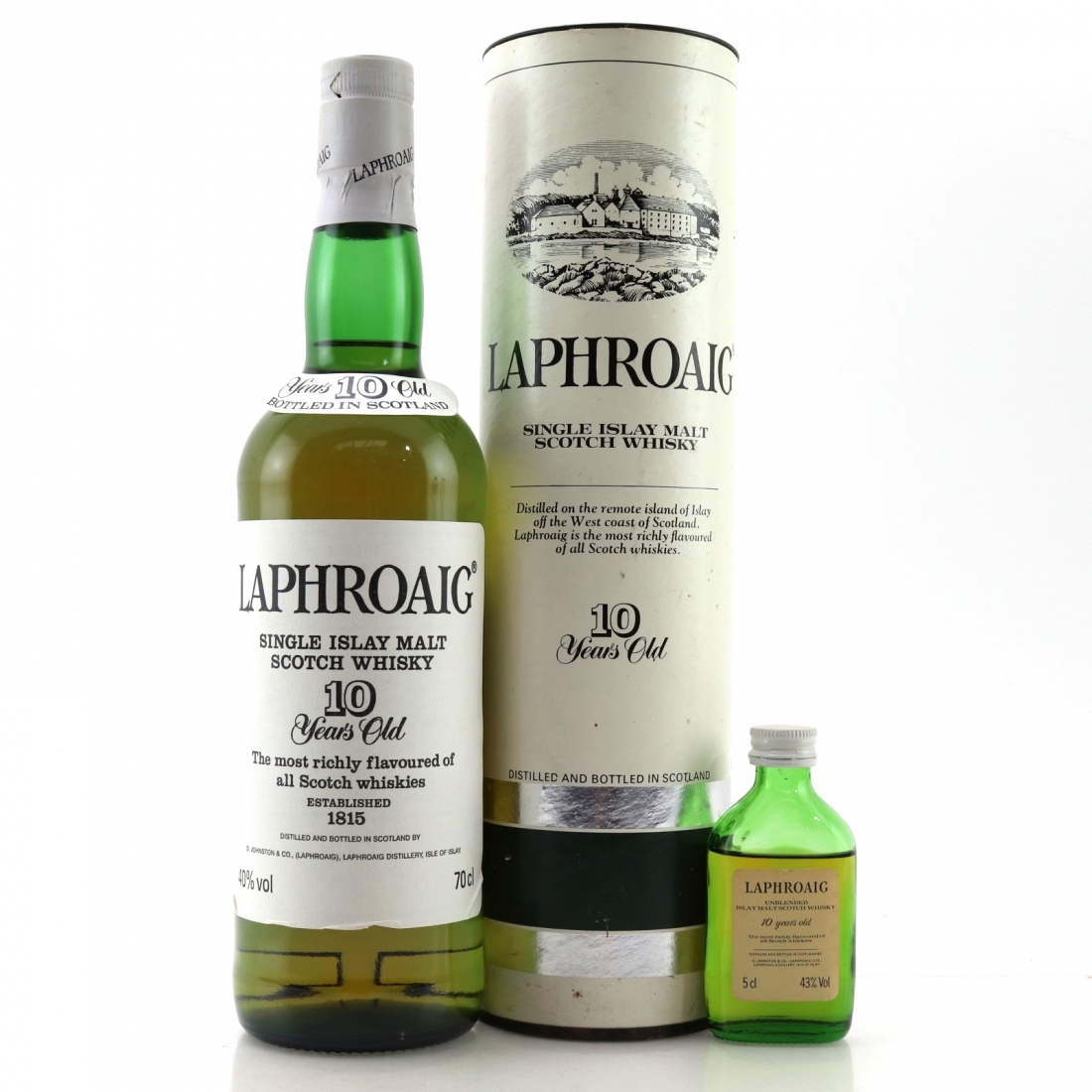 Laphroaig 10 Year Old PreRoyal Warrant / with Ralph