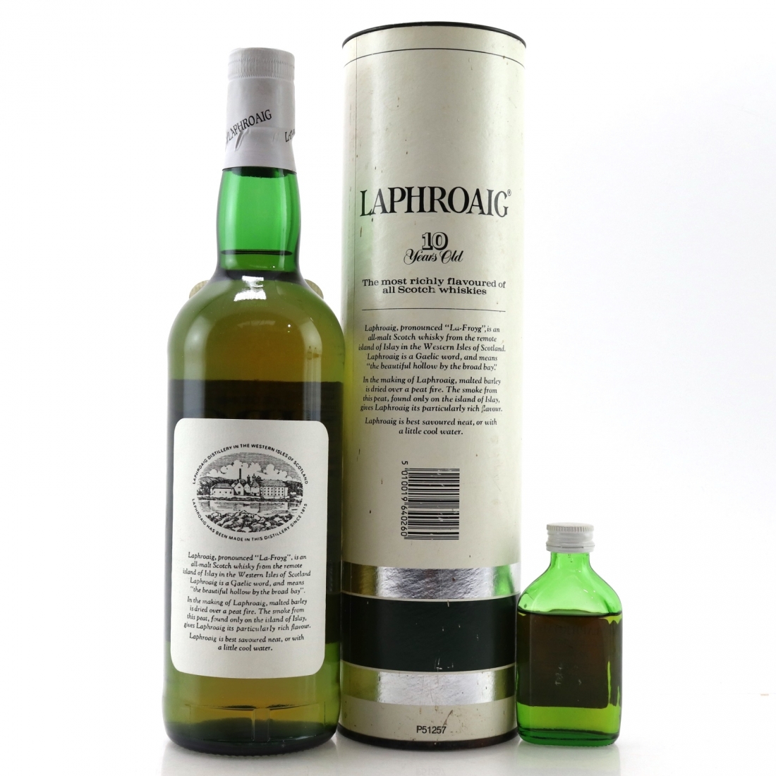 Laphroaig 10 Year Old PreRoyal Warrant / with Ralph