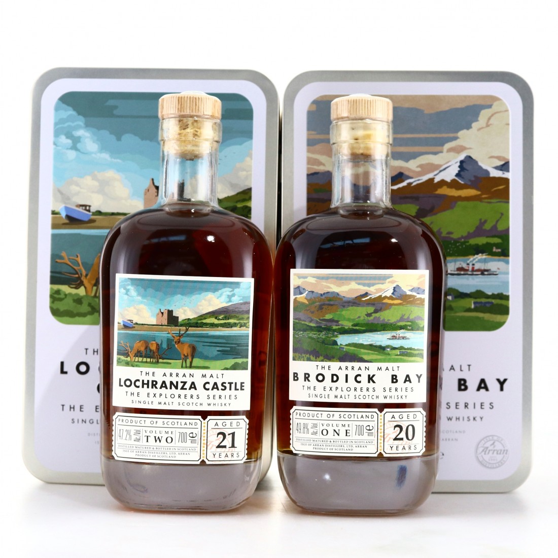 Arran The Explorers Series Volume 12 2 x 70cl Whisky Auctioneer