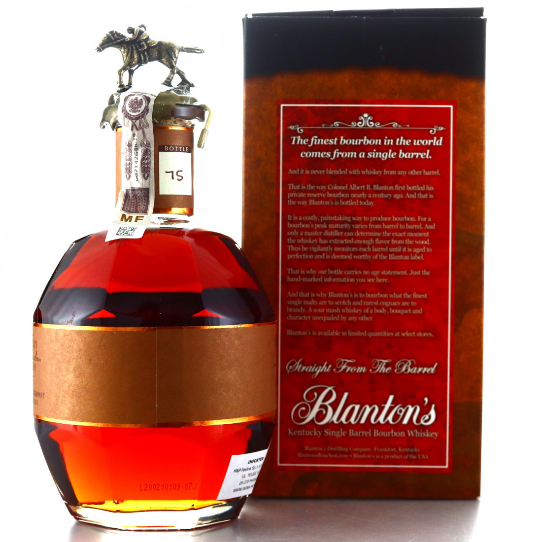Blanton's Straight from the Barrel Dumped 2020 Whisky Auctioneer
