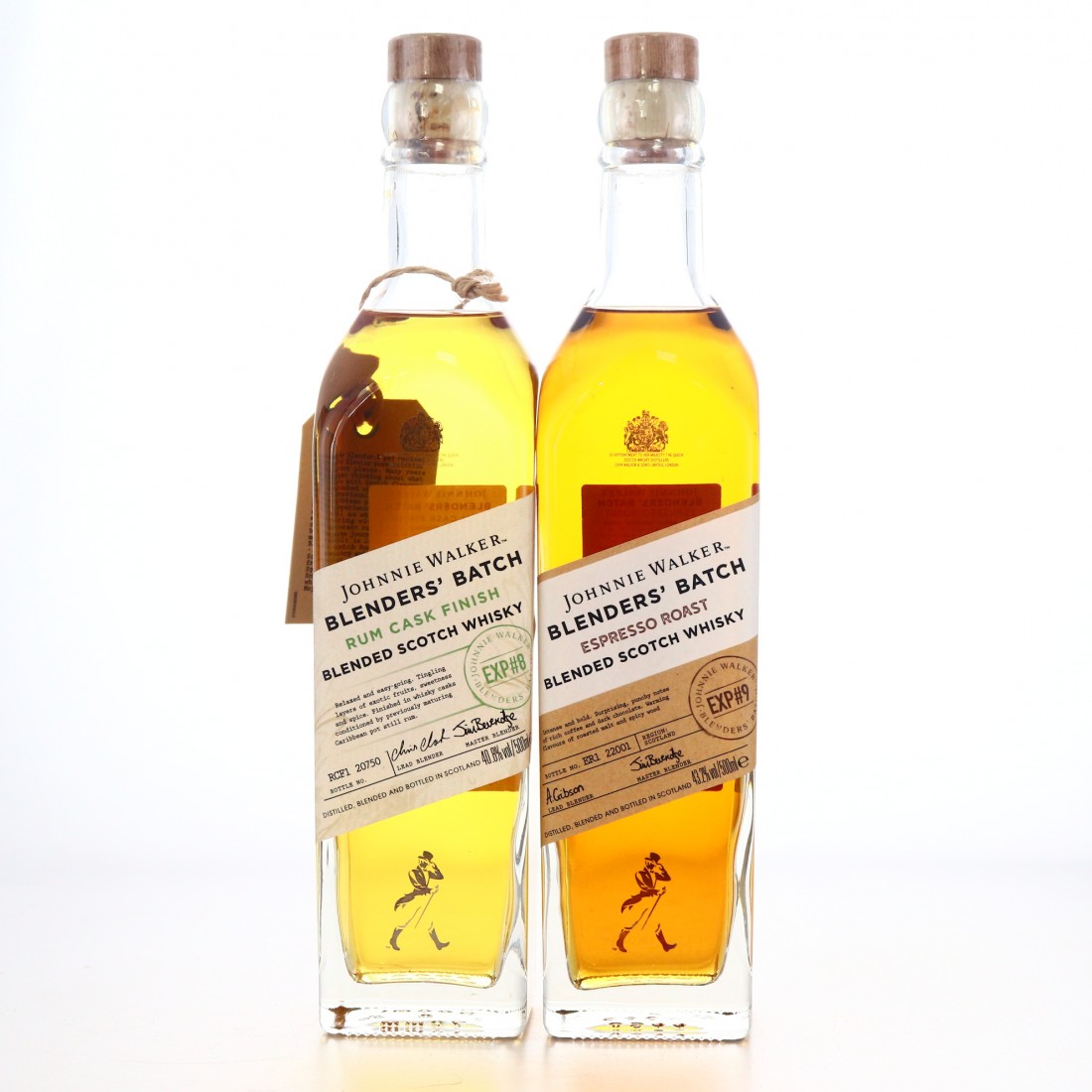 Johnnie Walker Blenders' Batch EXP8 & EXP9 2 x 50cl Whisky Auctioneer