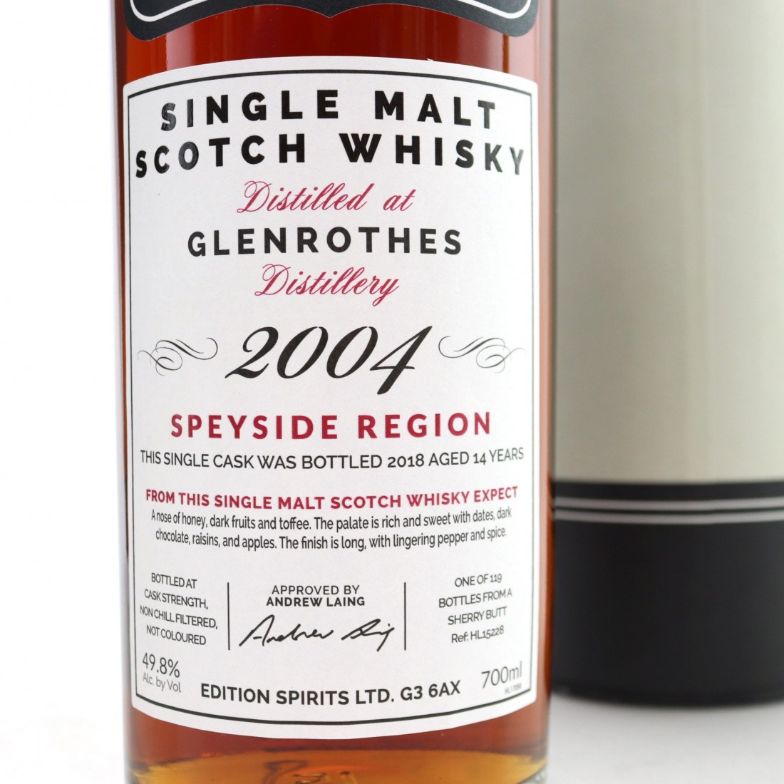 Glenrothes 2004 Edition Spirits 14 Year Old Whisky Auctioneer