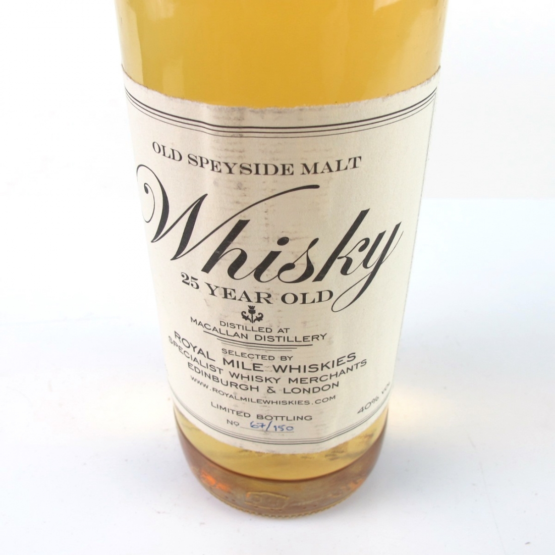 Macallan 25 Year Old Royal Mile Whiskies Whisky Auctioneer