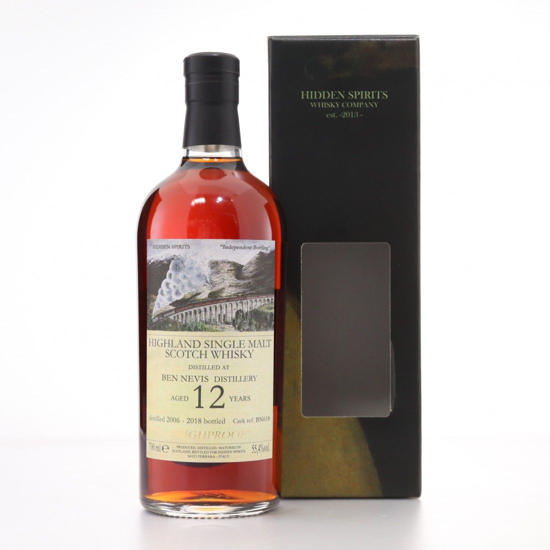 Ben Nevis 2006 Hidden Spirits 12 Year Old Whisky Auctioneer