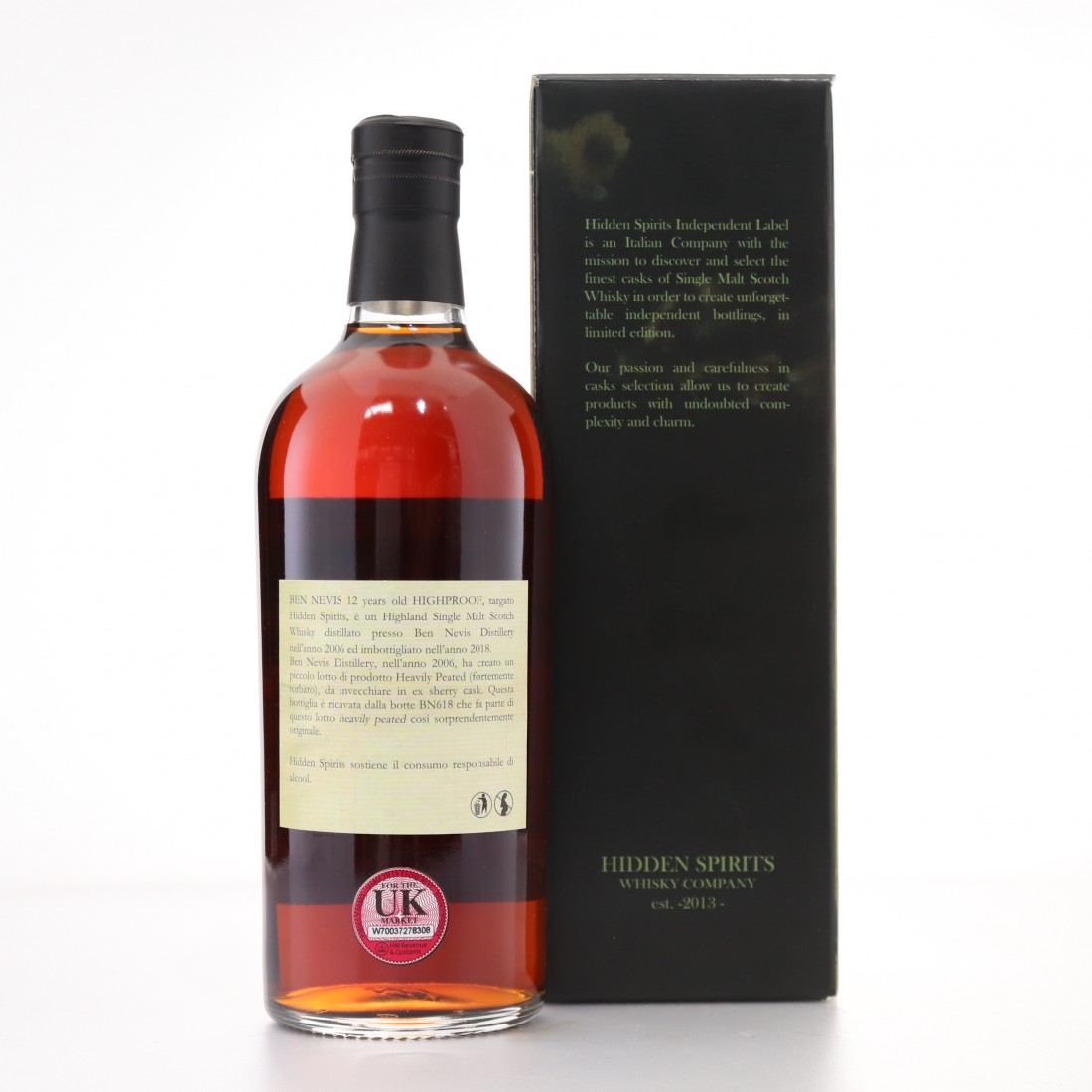 Ben Nevis 2006 Hidden Spirits 12 Year Old Whisky Auctioneer