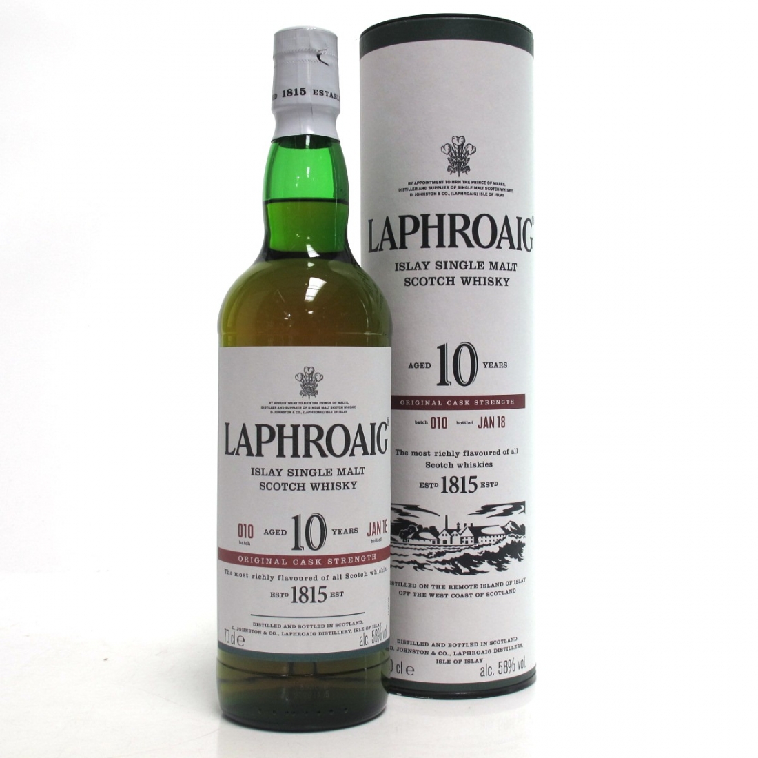 Laphroaig 10 Year Old Cask Strength Batch #010