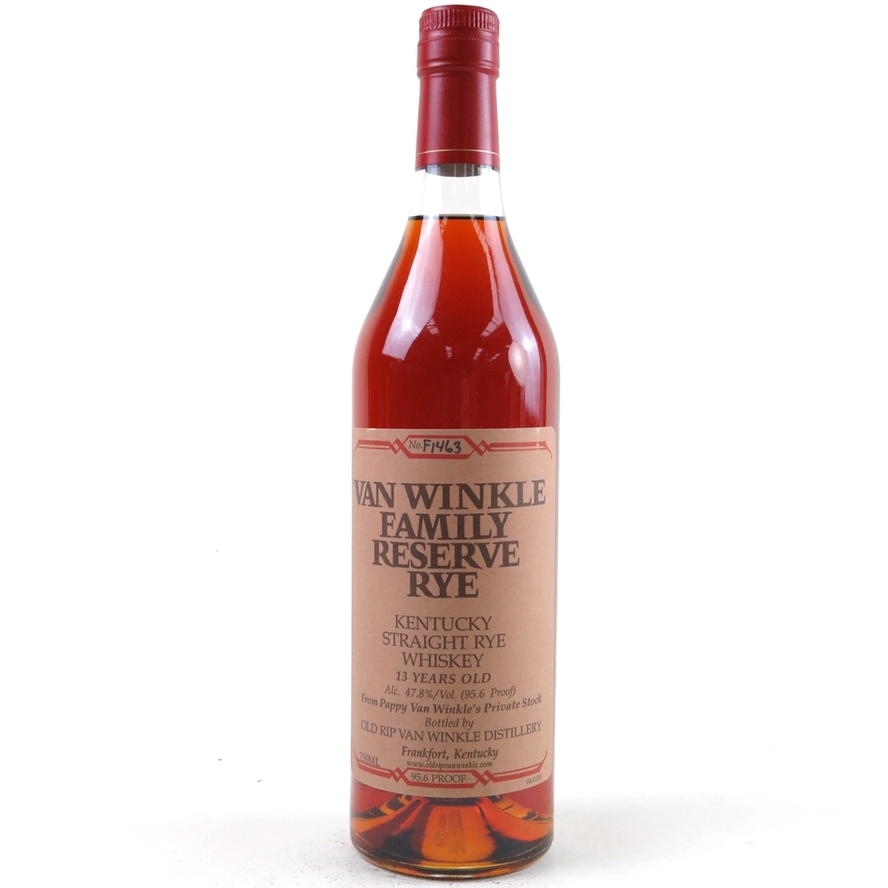 Pappy Van Winkle Family Reserve Rye 13 Year Old Whisky Auctioneer