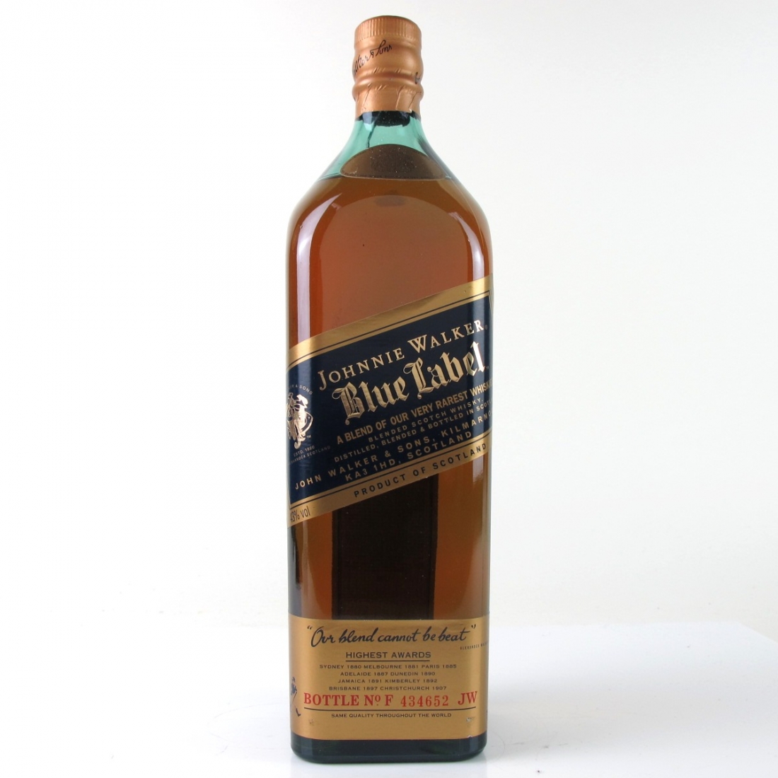 Johnnie Walker Blue Label 1 Litre Whisky Auctioneer
